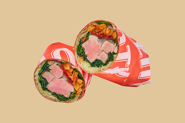 통밀랩(돼지안심)